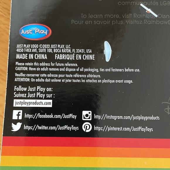 NWT Disney Rainbow Collection STITCH Clip-ON - Picture 5 of 13